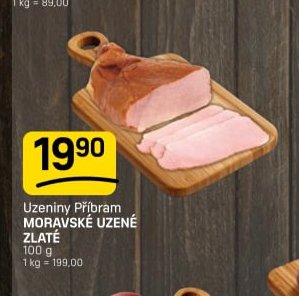 Uzeniny Příbram MORAVSKÉ UZENÉ ZLATÉ