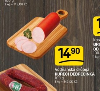 Vodňanská drůbež KUŘECÍ DEBRECÍNKA