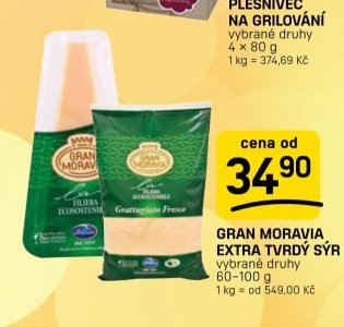 GRAN MORAVIA EXTRA TVRDÝ SÝR