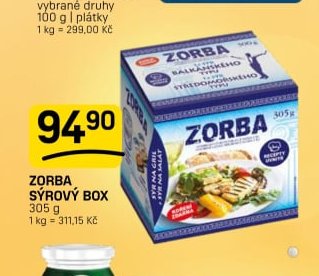 ZORBA SÝROVÝ BOX