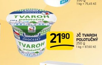 JČ TVAROH POLOTUČNÝ