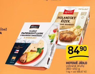 Hamé HOTOVÉ JÍDLO