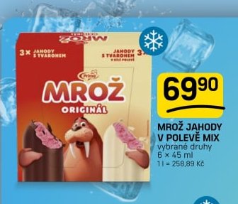 MROŽ JAHODY V POLEVĚ MIX