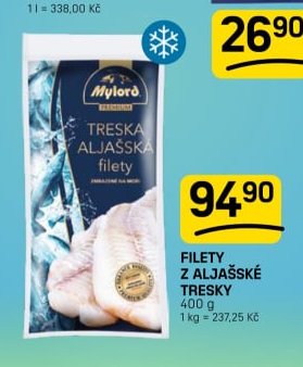 FILETY Z ALJAŠSKÉ TRESKY