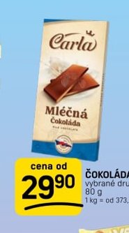 ČOKOLÁDA CARLA