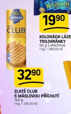 ZLATÉ CLUB S MÁSLOVOU PŘÍCHUTÍ