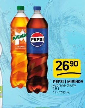 PEPSI | MIRINDA vybrané druhy