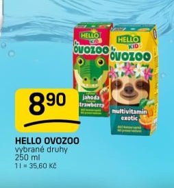 HELLO OVOZOO vybrané druhy
