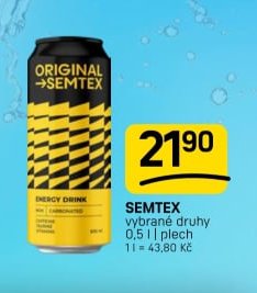 SEMTEX vybrané druhy