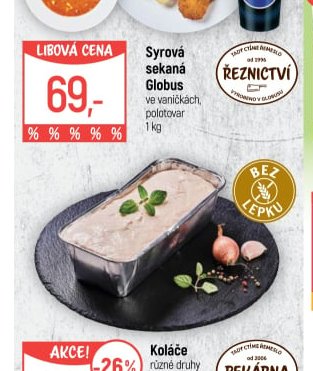 Syrová sekaná Globus
