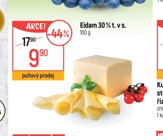 Eidam 30% t. v s.