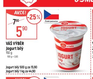 Váš Výběr Jogurt bílý