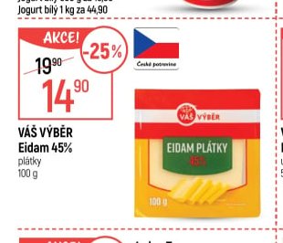 Váš Výběr Eidam 45%
