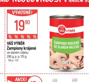 Váš Výběr Žampiony krájené