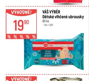 Váš Výběr Dětské vlhčené ubrousky