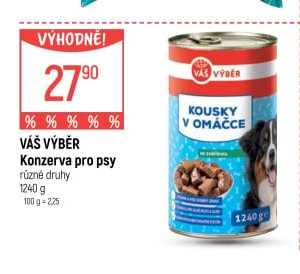 Váš Výběr Konzervy pro psy