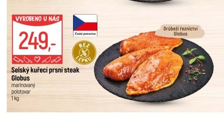 Selský kuřecí steak Globus
