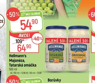 Hellmann's Majonéza, Tatarská omáčka 500 ml
