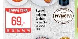 Syrová sekaná Globus 1 kg