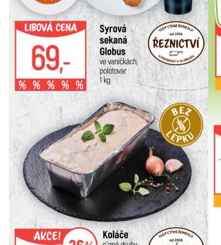 Syrová sekaná Globus