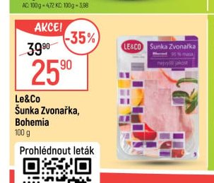 Le&Co Šunka Zvonařka, Bohemia