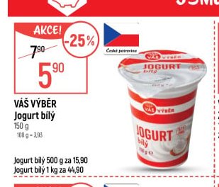 Váš Výběr Jogurt bílý