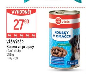 Váš Výběr Konzerva pro psy