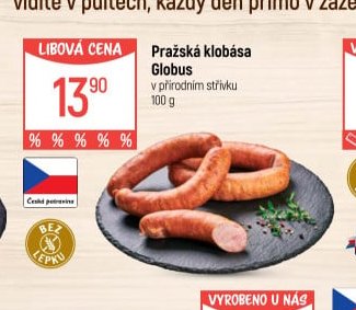 Pražská klobása Globus