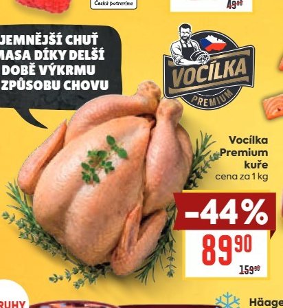 Vocílka Premium kuře