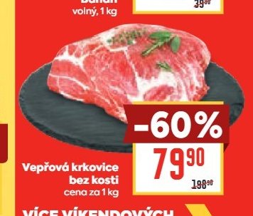 Vepřová krkovice bez kosti
