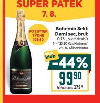 Bohemia Sekt Demi sec, brut