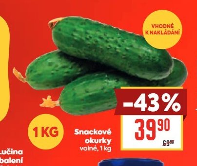 Snackové okurky