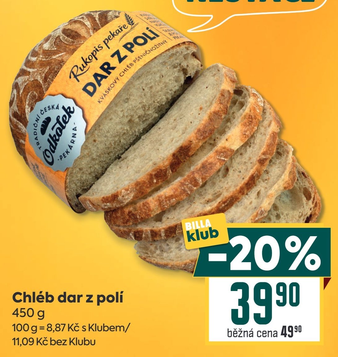 Chléb dar z polí