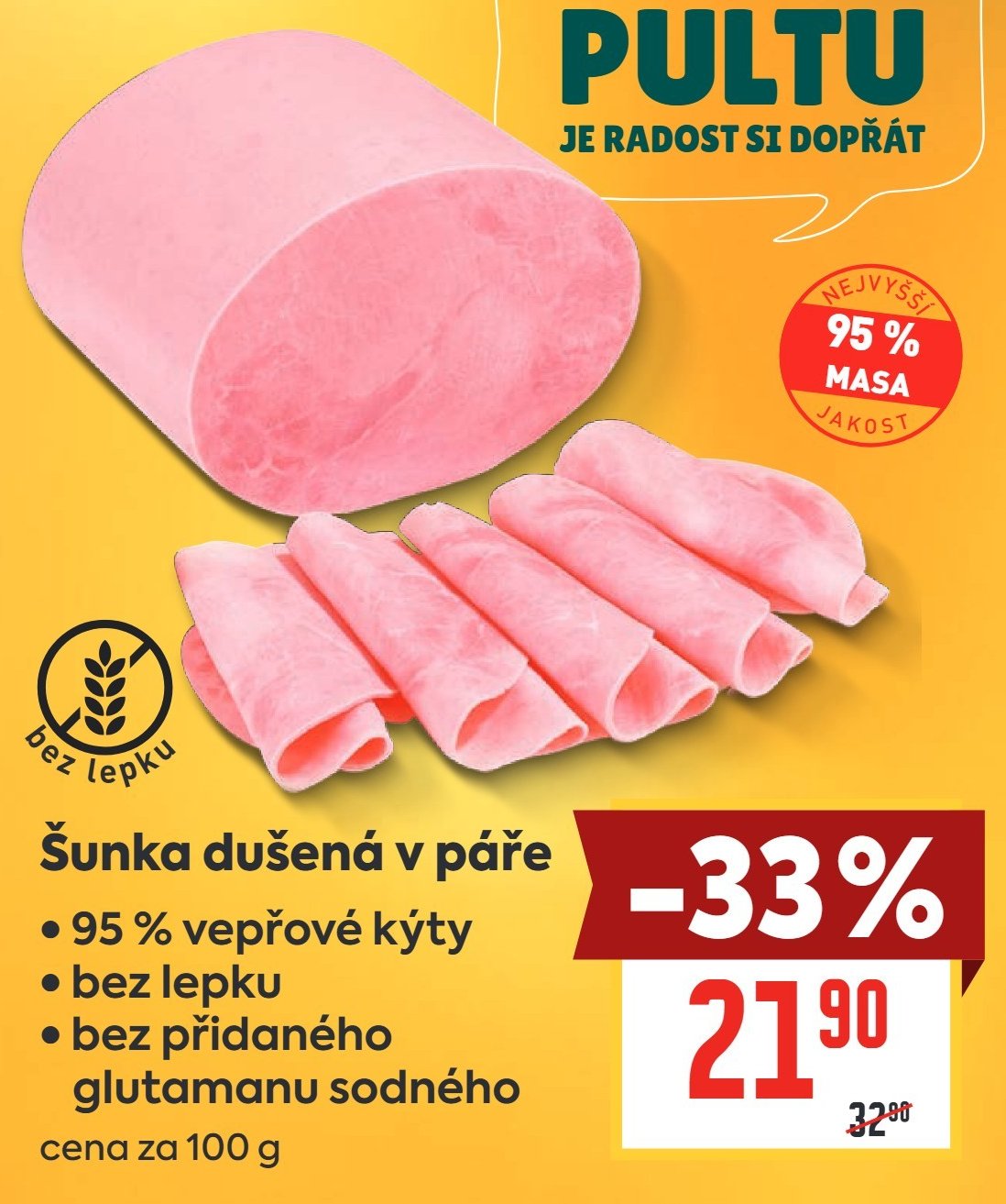 Šunka dušená v páře