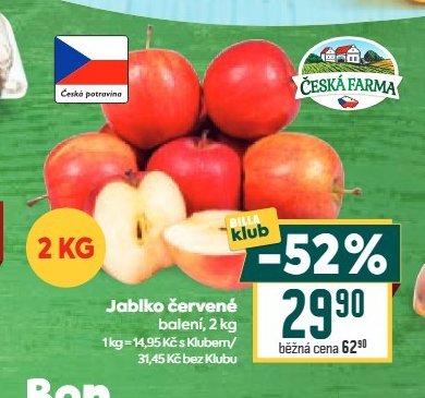 Jablko červené