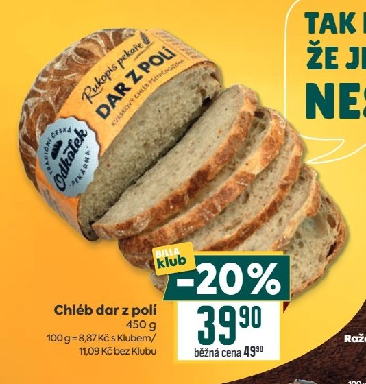 Chléb dar z polí