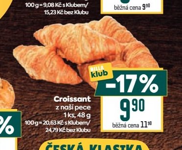 Croissant z naší pece