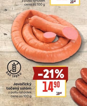 Javořický točený salám