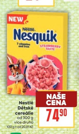 Nestlé Dětské cereálie