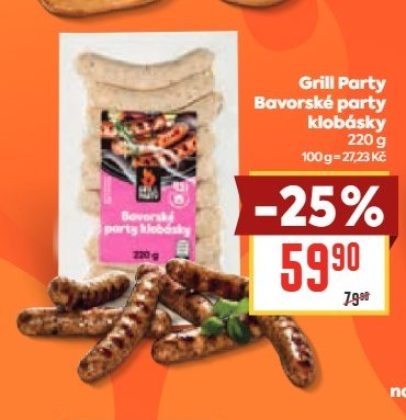 Grill Party Bavorské party klobásky