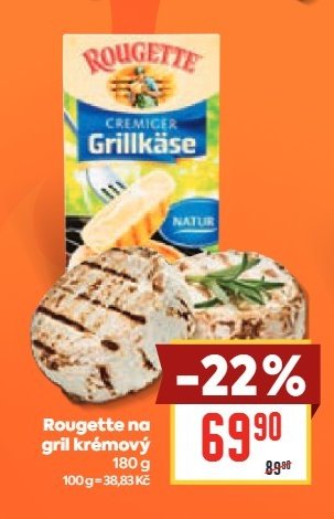 Rougette na gril krémový