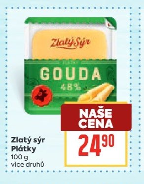 Zlatý sýr Plátky