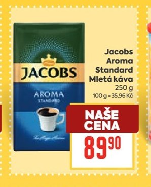 Jacobs Aroma Standard Mletá káva