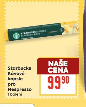 Starbucks Kávové kapsle pro Nespresso