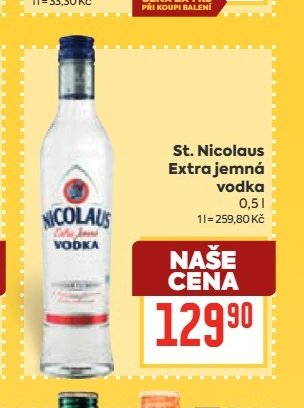 St. Nicolaus Extra jemná vodka