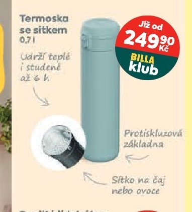 Termoska se sítkem 0,7 l