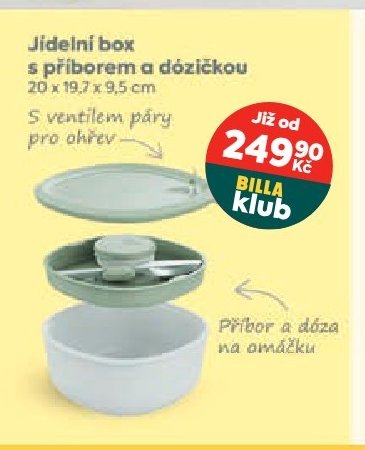 Jídelní box s příborem a dózičkou