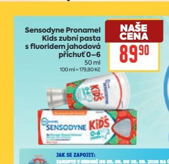 Sensodyne Pronamel Kids zubní pasta