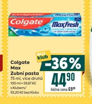 Colgate Max Zubní pasta