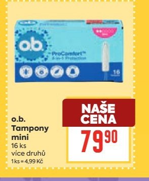 o.b. Tampony mini